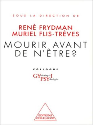 cover image of Mourir avant de n'être ?